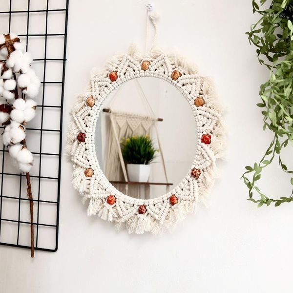 nordic wall mirror boho handmade macrame tapestry make up home decor for living room bedroom dorm entryways dropship mirrors1
nordic wall mirror boho handmade macrame tapestry make up home decor for living room bedroom dorm entryways dropship mirrors1