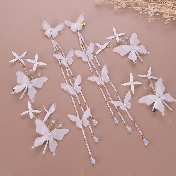 hair clips & barrettes beautiful tassel butterfly headband super fairy flower hairpin side clip hanfu headdress bridal wedding accessories, Golden;silver
hair clips & barrettes beautiful tassel butterfly headband super fairy flower hairpin side clip hanfu headdress bridal wedding accessories, Golden;silver