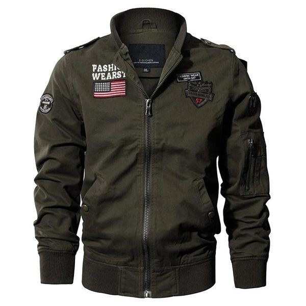 men's jackets plus size military bomber jacket men spring autumn multi-pocket pilot male army cargo flight mens -40, Black;brown
men's jackets plus size military bomber jacket men spring autumn multi-pocket pilot male army cargo flight mens -40, Black;brown