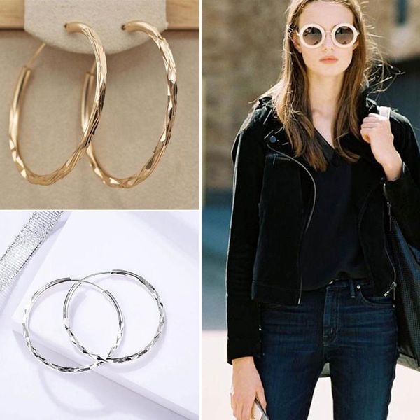 hoop & huggie 1 pair earrings ear pendant dangle round fashion jewelry for women girls hsj88, Golden;silver
hoop & huggie 1 pair earrings ear pendant dangle round fashion jewelry for women girls hsj88, Golden;silver