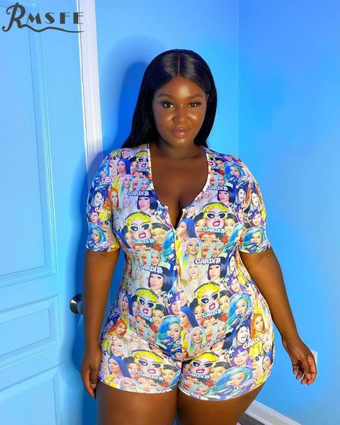 women's jumpsuits & rompers rmsfe 2021 european and american large short sleeve v-neck fashion printing home suit jumpsuit, Black;white
women's jumpsuits & rompers rmsfe 2021 european and american large short sleeve v-neck fashion printing home suit jumpsuit, Black;white