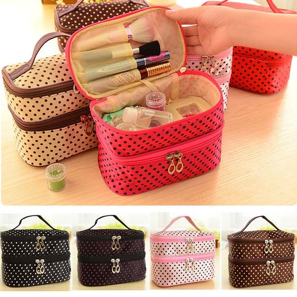 storage bags women portable travel cosmetic polka dots pattern organizer multifunctional beauty makeup necessaries case bag toiletry kit
storage bags women portable travel cosmetic polka dots pattern organizer multifunctional beauty makeup necessaries case bag toiletry kit
