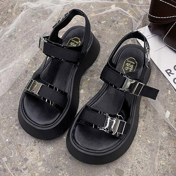 sandals women summer fashion women's 2021 solid color round head comfortable open toe casual shoes platform, Black
sandals women summer fashion women's 2021 solid color round head comfortable open toe casual shoes platform, Black