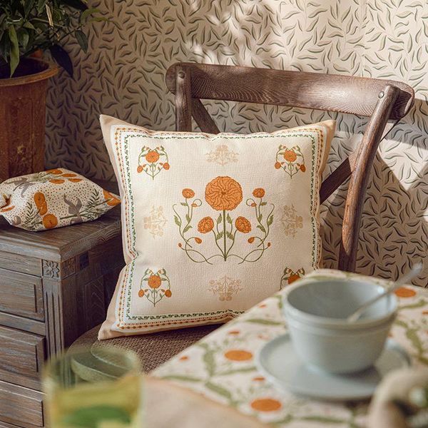 pillow case vintage marigold nordic decorative pillowcase printing cushion cover cases for home el studio 43*43cm
pillow case vintage marigold nordic decorative pillowcase printing cushion cover cases for home el studio 43*43cm