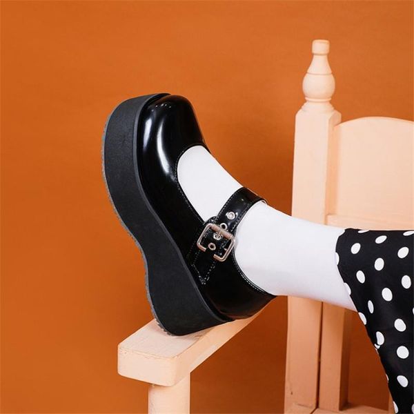 dress shoes pxelena spring harajuku japanese doll punk rock gothic platform women wedge high heels thick sole creepers plus size 34-48, Black
dress shoes pxelena spring harajuku japanese doll punk rock gothic platform women wedge high heels thick sole creepers plus size 34-48, Black