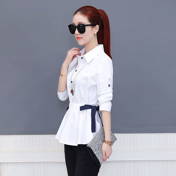 office work wear women spring autumn style chiffon blouses shirts lady casual bow tie sashes blusas dd1773 210225, White
office work wear women spring autumn style chiffon blouses shirts lady casual bow tie sashes blusas dd1773 210225, White