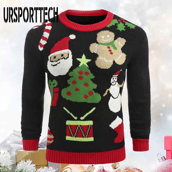 ursporttech ugly christmas sweater men pullover slim fit jumper knitwear warm autumn santa christmas sweater casual men clothing 210528, White;black
ursporttech ugly christmas sweater men pullover slim fit jumper knitwear warm autumn santa christmas sweater casual men clothing 210528, White;black