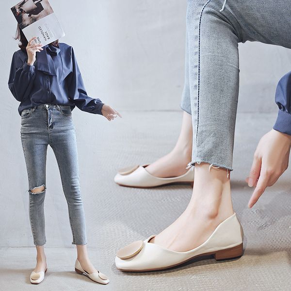 designer women casual loafers elegant metal buckle girls flats slip-on 2020 new low heel office party ladies casual shoes, Black
designer women casual loafers elegant metal buckle girls flats slip-on 2020 new low heel office party ladies casual shoes, Black