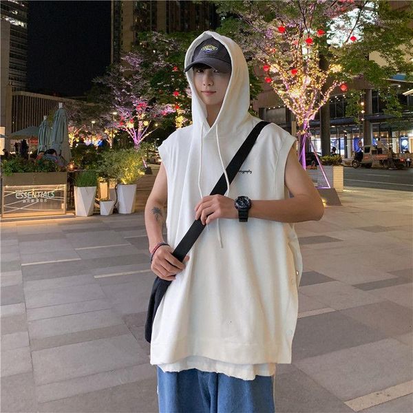 men's hoodies & sweatshirts 2021 summer vest korean style hoodie casual big size hip hop sleevelessst-shirt loose letter printed chic, Black
men's hoodies & sweatshirts 2021 summer vest korean style hoodie casual big size hip hop sleevelessst-shirt loose letter printed chic, Black