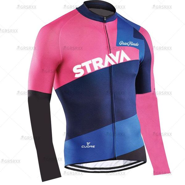 racing jackets strava bicycle jersey males' team sportswear breathable autumn mtb anti-uv bike long sleeve cycling uniform for men, Black;red 
racing jackets strava bicycle jersey males' team sportswear breathable autumn mtb anti-uv bike long sleeve cycling uniform for men, Black;red