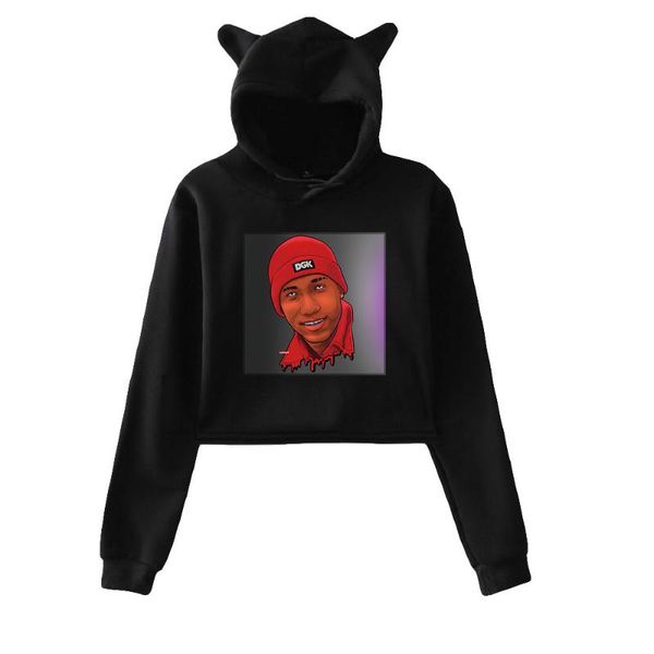 women's hoodies & sweatshirts frdun 2021 hopsin 2d print fashion cat ears girl sweatshirt clothes, Black
women's hoodies & sweatshirts frdun 2021 hopsin 2d print fashion cat ears girl sweatshirt clothes, Black