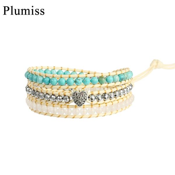 tennis turquoises hematite white jades wrap bracelet charm love heart natural stone beaded bracelets for women boho fashion jewelry, Golden;silver
tennis turquoises hematite white jades wrap bracelet charm love heart natural stone beaded bracelets for women boho fashion jewelry, Golden;silver