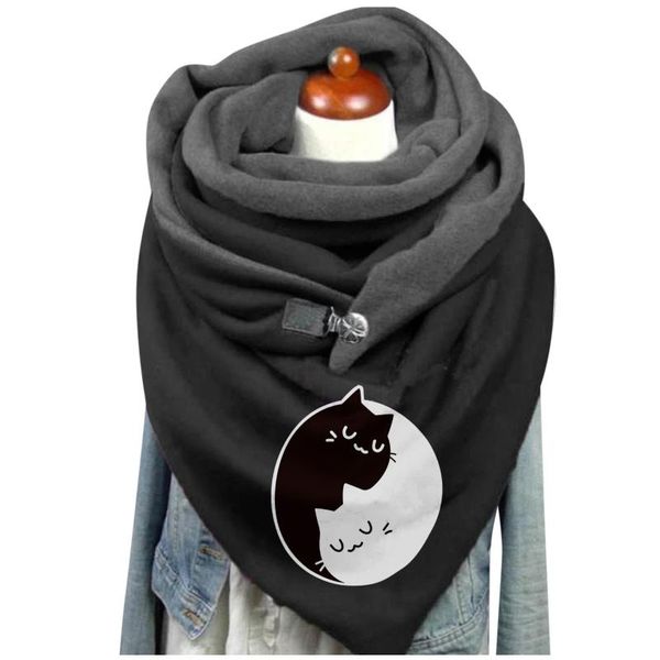 scarves fashion women black and white cat printing button soft wrap casual warm elegant shawls invierno mujer 2021 #py, Blue;gray
scarves fashion women black and white cat printing button soft wrap casual warm elegant shawls invierno mujer 2021 #py, Blue;gray