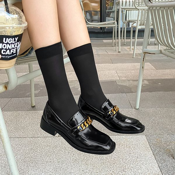 womens genuine leather stretch knit patchwork slip-on flats ankle boots autumn casual short boots chain decoration casual shoesdress shoes, Black
womens genuine leather stretch knit patchwork slip-on flats ankle boots autumn casual short boots chain decoration casual shoesdress shoes, Black