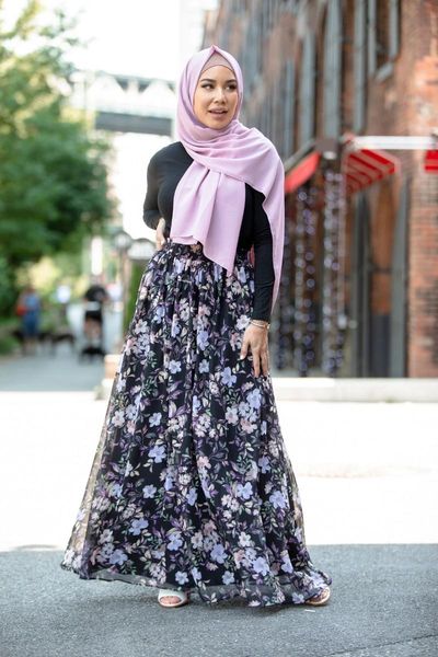 skirts donsignet women skirt fashion floral print a-line casual chiffon ankle-length for dubai turkey muslim, Black
skirts donsignet women skirt fashion floral print a-line casual chiffon ankle-length for dubai turkey muslim, Black