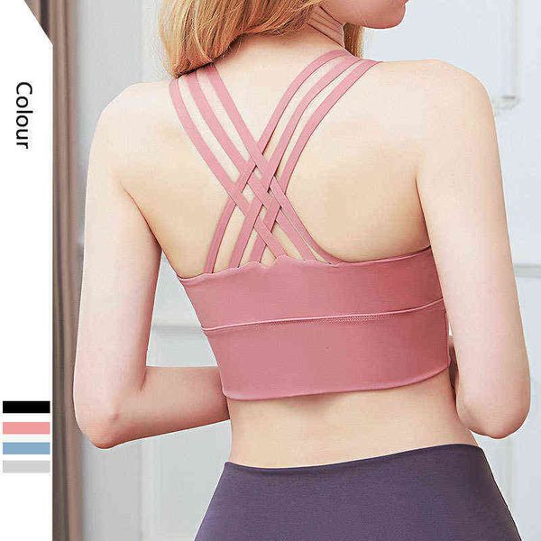 women's tanks camis sports bra fitns high elastic beautiful back fast drying tights yoga cloth women, White
women's tanks camis sports bra fitns high elastic beautiful back fast drying tights yoga cloth women, White