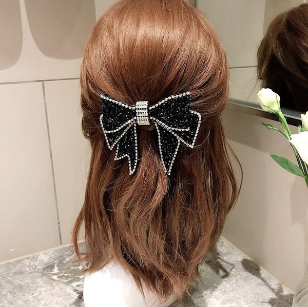 barrettes hairpin korean hair accessories high sense luxury crystal bow pin back clip headdress female, Golden;silver
barrettes hairpin korean hair accessories high sense luxury crystal bow pin back clip headdress female, Golden;silver