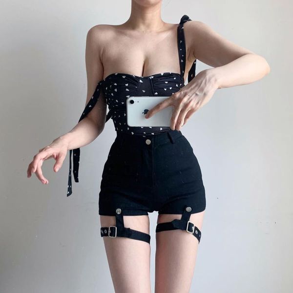 women's shorts womengaga street fashion small button elastic hip high waist show thin solid color women 2021 091t, White;black
women's shorts womengaga street fashion small button elastic hip high waist show thin solid color women 2021 091t, White;black