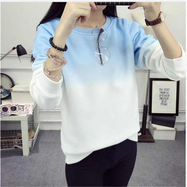 women's hoodies & sweatshirts 2021 fall winter fashion cool gradient hit color women sweatshirt street full sleeve loose m-xxl tracksui, Black
women's hoodies & sweatshirts 2021 fall winter fashion cool gradient hit color women sweatshirt street full sleeve loose m-xxl tracksui, Black