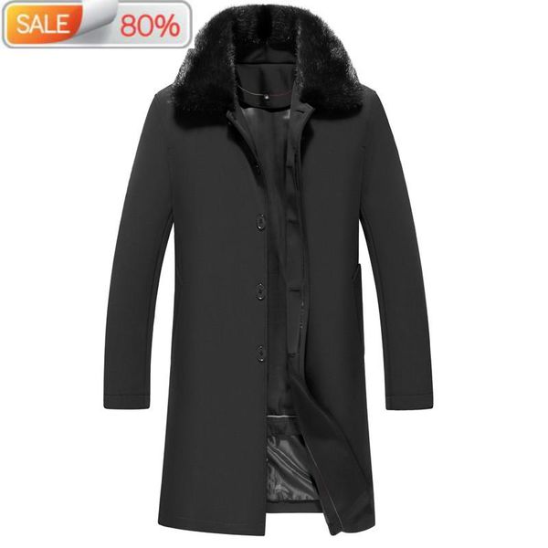 men's leather & faux real liner parka long coat winter jacket men collar parkas plus size chaqueta lsy0501 nd1411, Black
men's leather & faux real liner parka long coat winter jacket men collar parkas plus size chaqueta lsy0501 nd1411, Black