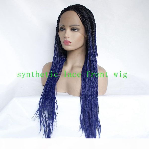 dark blue ombre box braids mic braided long synthetic lace front wigs for women black women in stock
dark blue ombre box braids mic braided long synthetic lace front wigs for women black women in stock