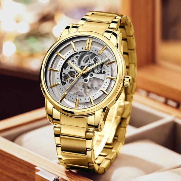 wristwatches men mechanical golden skeleton sport automatic male watch ochstin 2022 gold transparent clcok, Slivery;brown
wristwatches men mechanical golden skeleton sport automatic male watch ochstin 2022 gold transparent clcok, Slivery;brown