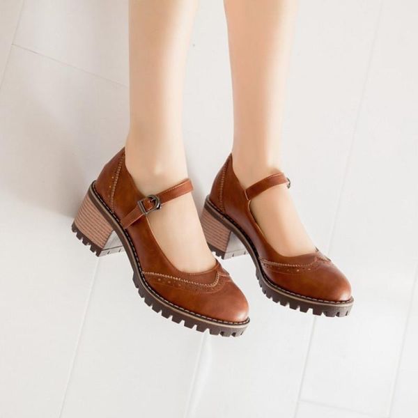dress shoes ochanmeb wholesale size 33-43 mary jane women british england laser cut hollow out brogues block heel round toe pump, Black
dress shoes ochanmeb wholesale size 33-43 mary jane women british england laser cut hollow out brogues block heel round toe pump, Black