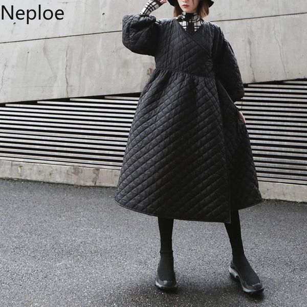 neploe outwear mid long cutton coat women winter vintage kantern sleeve lingge emboss abrigos mujer invierno 2019 jacket 464571, Black
neploe outwear mid long cutton coat women winter vintage kantern sleeve lingge emboss abrigos mujer invierno 2019 jacket 464571, Black