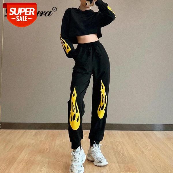 dulzura flame print women two piece set hoodis sweatshirt pullover sweatpants jogger casual sporty 2020 autumn winter tracksuit #v20g, White
dulzura flame print women two piece set hoodis sweatshirt pullover sweatpants jogger casual sporty 2020 autumn winter tracksuit #v20g, White
