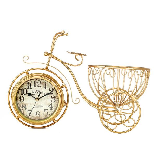 desk & table clocks home furnishing creative tyrant golden tricycle clock simple personality quiet iron decoration
desk & table clocks home furnishing creative tyrant golden tricycle clock simple personality quiet iron decoration