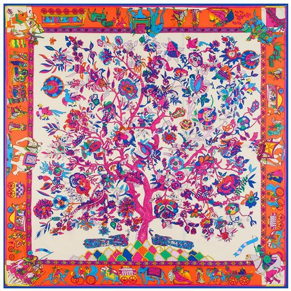 scarves 130cm*130cm 100% pure silk euro brand style women bohemia national wind tree and elephant square scarf femal fashion shawls, Blue;gray
scarves 130cm*130cm 100% pure silk euro brand style women bohemia national wind tree and elephant square scarf femal fashion shawls, Blue;gray