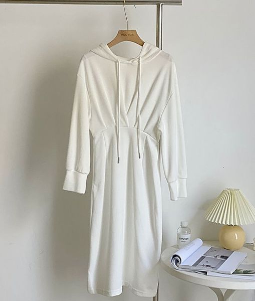 new 2021 casual hooded es women long sleeve solid color pullovers robe femme female clothes 0wb9, White
new 2021 casual hooded es women long sleeve solid color pullovers robe femme female clothes 0wb9, White