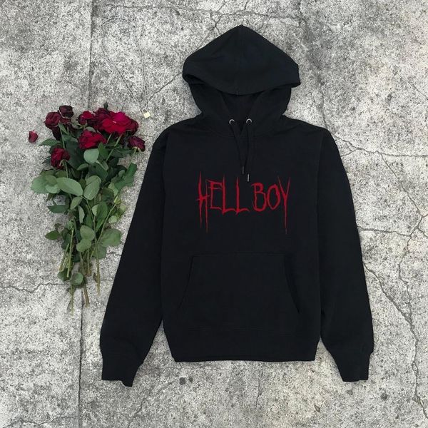 hell boy hoodie aesthetic clothing women fashion grunge tumblr 90s young style cool hipster pullover street goth slogan outfit, Black
hell boy hoodie aesthetic clothing women fashion grunge tumblr 90s young style cool hipster pullover street goth slogan outfit, Black