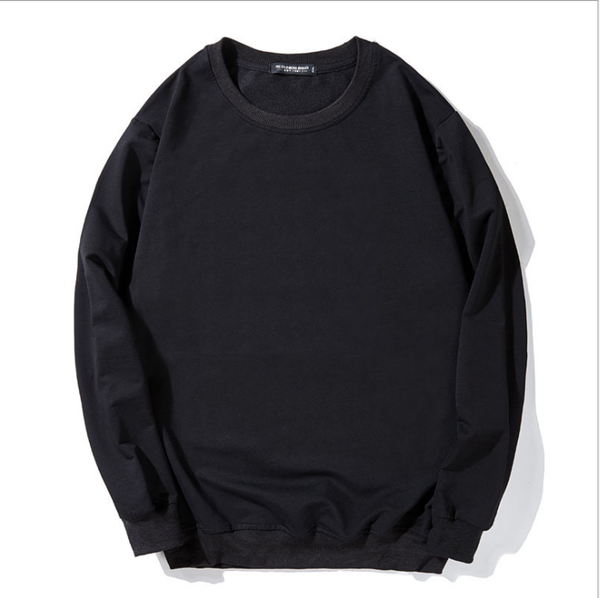 men's hoodies & sweatshirts large size loose solid color round neck sweater plus fertilizer to increase male dt1, Black
men's hoodies & sweatshirts large size loose solid color round neck sweater plus fertilizer to increase male dt1, Black