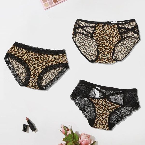 women's panties woman lingerie leopard print transparent for ladies underwear fashion underpant breathable lenceria briefs #3, Black;pink
women's panties woman lingerie leopard print transparent for ladies underwear fashion underpant breathable lenceria briefs #3, Black;pink