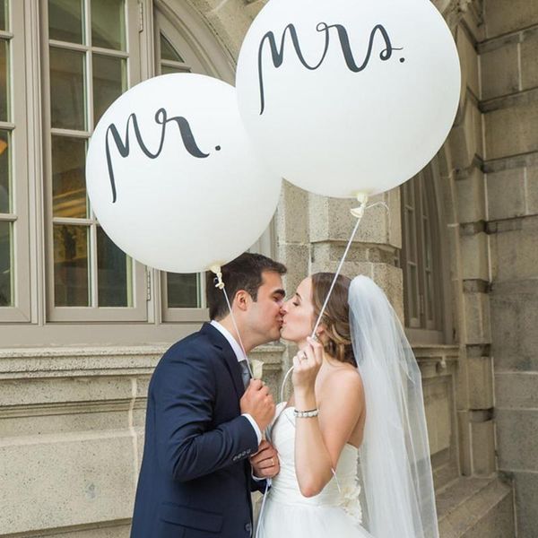 big size 36inch mr mrs white latex balloons for wedding, be, active party bridal ballons bride decor wedding to air globos j3f6
big size 36inch mr mrs white latex balloons for wedding, be, active party bridal ballons bride decor wedding to air globos j3f6
