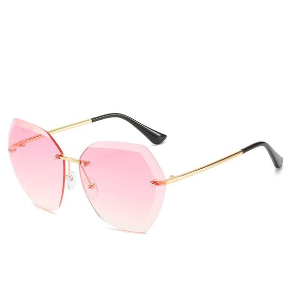 sunglasses luxury fashion gradient women 2021 retro square metal frame rimless brand designer uv400, White;black
sunglasses luxury fashion gradient women 2021 retro square metal frame rimless brand designer uv400, White;black