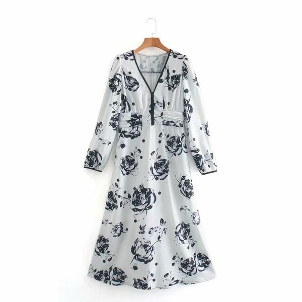 fashion spring long sleeve flower dress v neck waist a-line elegant party vacation beach slim for women nx2115 210525, Black;gray
fashion spring long sleeve flower dress v neck waist a-line elegant party vacation beach slim for women nx2115 210525, Black;gray