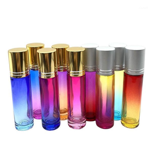 storage bottles & jars 10pcs empty 10ml gradient color thick glass essential oil perfume sample bottle roller ball vial
storage bottles & jars 10pcs empty 10ml gradient color thick glass essential oil perfume sample bottle roller ball vial