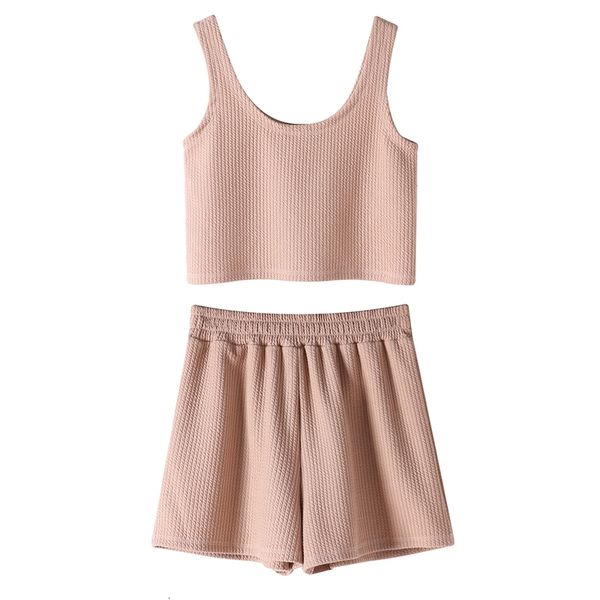 women's two piece pants 2021 summer arrival solid tank shorts set ins loose casual cotton tracksuit women 899d, White
women's two piece pants 2021 summer arrival solid tank shorts set ins loose casual cotton tracksuit women 899d, White