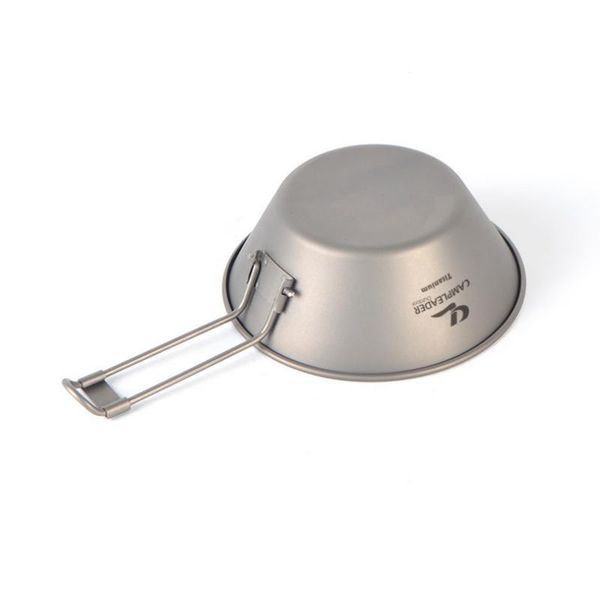 camp kitchen 300ml camping titanium bowls with folding handles cookware outdoor tableware
camp kitchen 300ml camping titanium bowls with folding handles cookware outdoor tableware