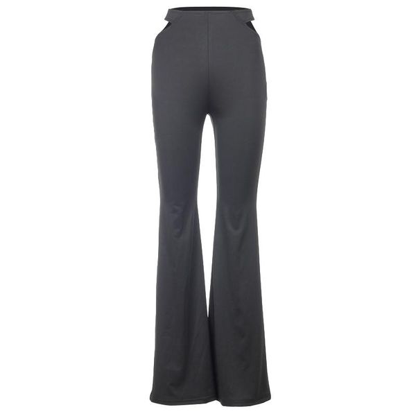 women's pants & capris 2021 women stylish cut out high waist long trousers solid female casual flared slimming bottoms for party vacati, Black;white
women's pants & capris 2021 women stylish cut out high waist long trousers solid female casual flared slimming bottoms for party vacati, Black;white