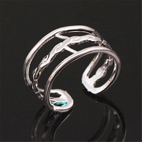 wedding rings silver ring temperament female wild personality charm multi-line opening hand jewelry, Slivery;golden
wedding rings silver ring temperament female wild personality charm multi-line opening hand jewelry, Slivery;golden