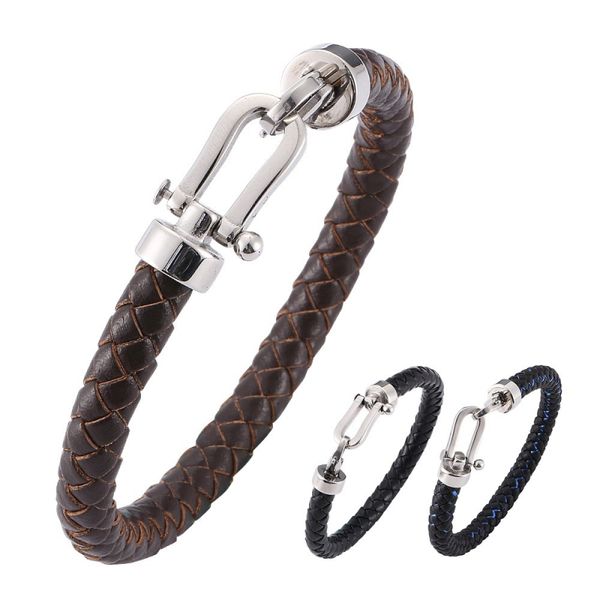 new trendy men jewelry 925 silver plated stainless steel charm genuine leather bracelet, Golden;silver
new trendy men jewelry 925 silver plated stainless steel charm genuine leather bracelet, Golden;silver