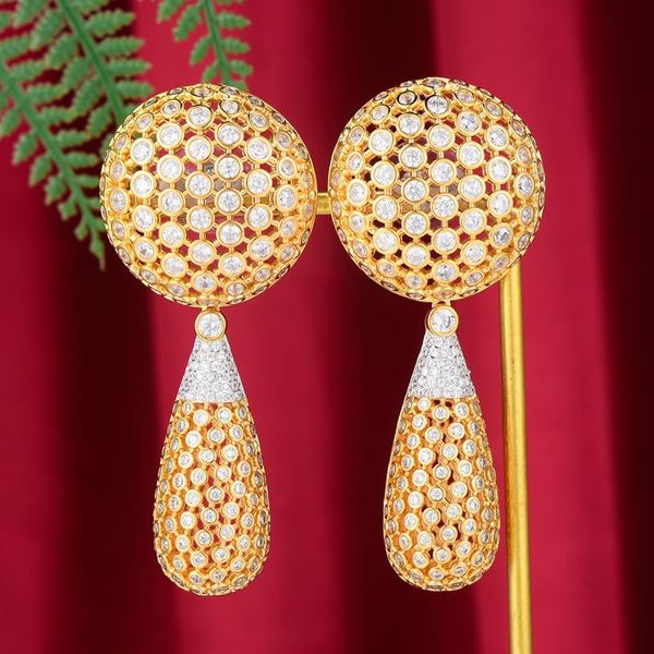 dangle & chandelier luxury big delicate hollow round pendant earrings cubic zirconia party wedding saudi arabic dubai, Silver
dangle & chandelier luxury big delicate hollow round pendant earrings cubic zirconia party wedding saudi arabic dubai, Silver
