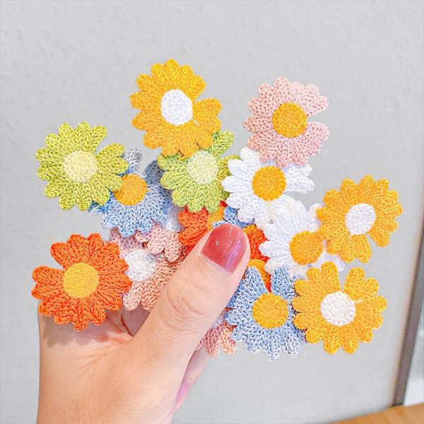6pcs new fashion hair accessories for girls cute knitting flower hair clips kids sweet floral hairpins barrettes lovely headband, Slivery;white
6pcs new fashion hair accessories for girls cute knitting flower hair clips kids sweet floral hairpins barrettes lovely headband, Slivery;white
