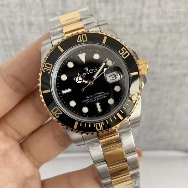 luxurywristwatch black blue ceramic bezel stanless steel mechanical automatic business men mens sprot watch 40mm wristwatches, Slivery;brown
luxurywristwatch black blue ceramic bezel stanless steel mechanical automatic business men mens sprot watch 40mm wristwatches, Slivery;brown