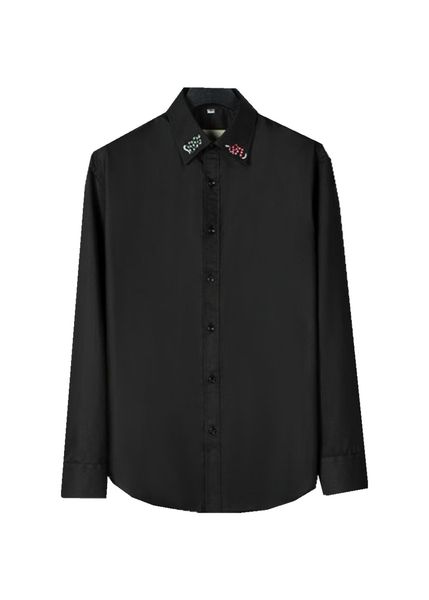 2021 luxurys designers men's business casuals shirt men long sleeve striped slim fit masculina wine social male t-shirts fashion checke, White;black
2021 luxurys designers men's business casuals shirt men long sleeve striped slim fit masculina wine social male t-shirts fashion checke, White;black