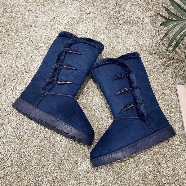 boots winter warm plush round head horn buckle 2021 women's and snow womens zapatos para mujer shoes comfort, Black
boots winter warm plush round head horn buckle 2021 women's and snow womens zapatos para mujer shoes comfort, Black