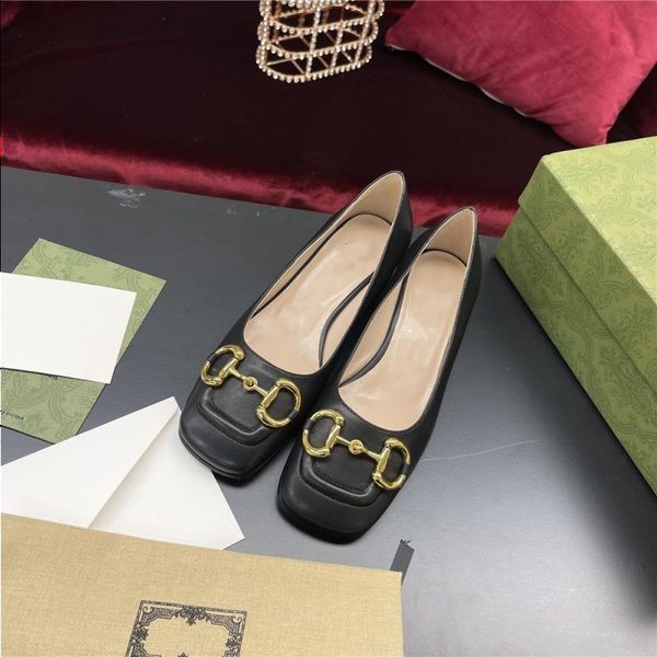 2021 size leather square sandal thick early luxury spring style with leisure head lovely 35-40 fpogc, Black
2021 size leather square sandal thick early luxury spring style with leisure head lovely 35-40 fpogc, Black